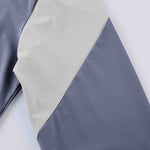 Quick Dry Colorblock Sports T Shirt for Men Crew Neck Full Sleeves