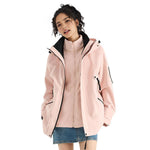 AURA-3-in-1 Women's Waterproof Windbreaker Rain Jacket with Hood