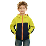 Venzina® Children's Windbreaker Lightweight Hooded Jacket Windproof Zipper Outerwear Coat