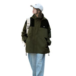 MODA-Venzina Windcheater Color-Block Hiking Jacket for Women