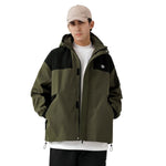 MODA-Venzina Windcheater Color-Block Hiking Jacket for Men
