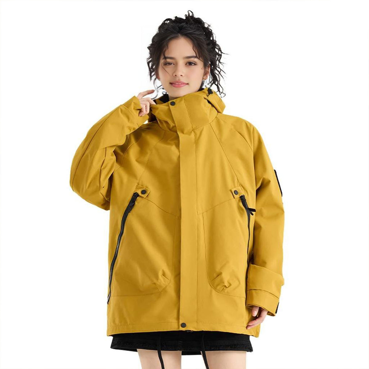 AURA-3-in-1 Women's Waterproof Windbreaker Rain Jacket with Hood