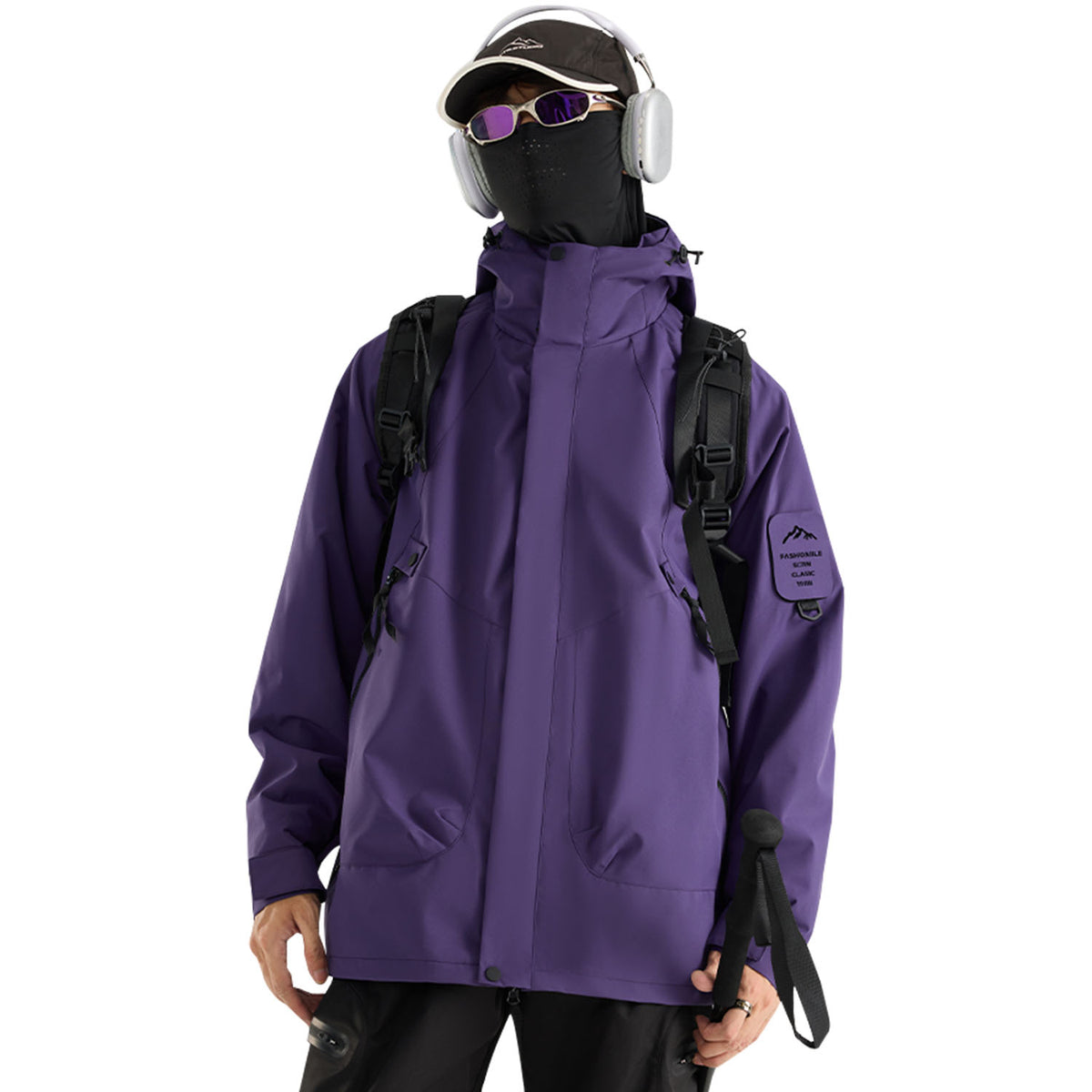 AURA-3-in-1 Men’s Waterproof Winter Jacket Hooded Windbreaker|Warm & Graphene-Enhanced