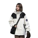 MODA-Venzina Windcheater Color-Block Hiking Jacket for Women