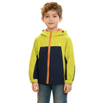 Venzina® Children's Windbreaker Lightweight Hooded Jacket Windproof Zipper Outerwear Coat