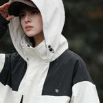 MODA-Venzina Windcheater Color-Block Hiking Jacket for Women