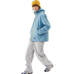 VERA-Venzina Mens Color Block Windcheater Jacket for Bikers Waterproof Single Layer Mens Waterproof Jacket with Hood