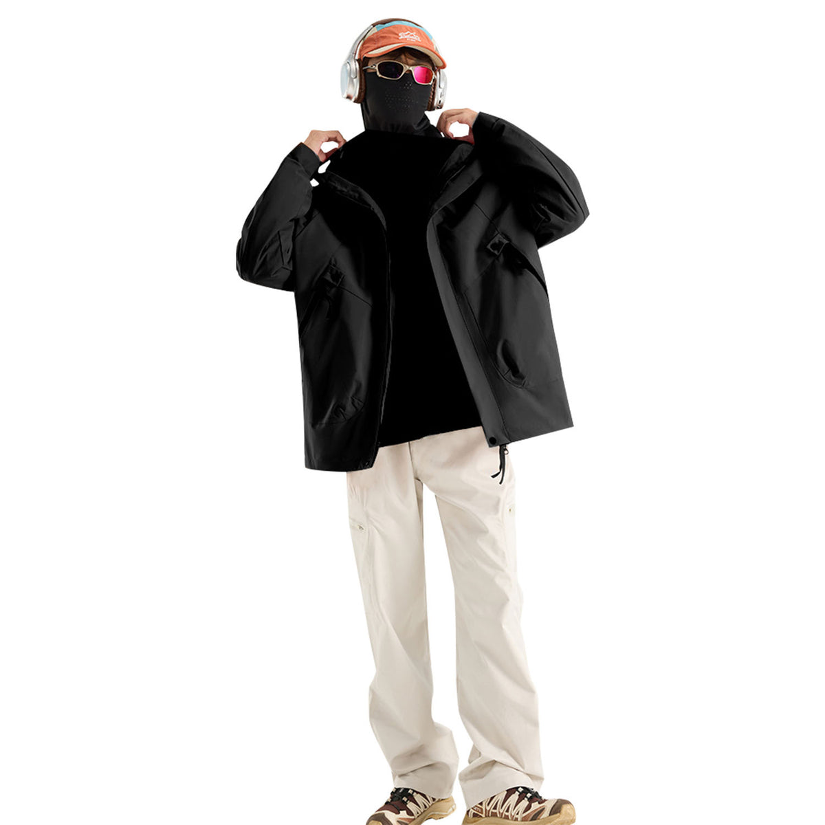 AURA-3-in-1 Men’s Waterproof Winter Jacket Hooded Windbreaker|Warm & Graphene-Enhanced