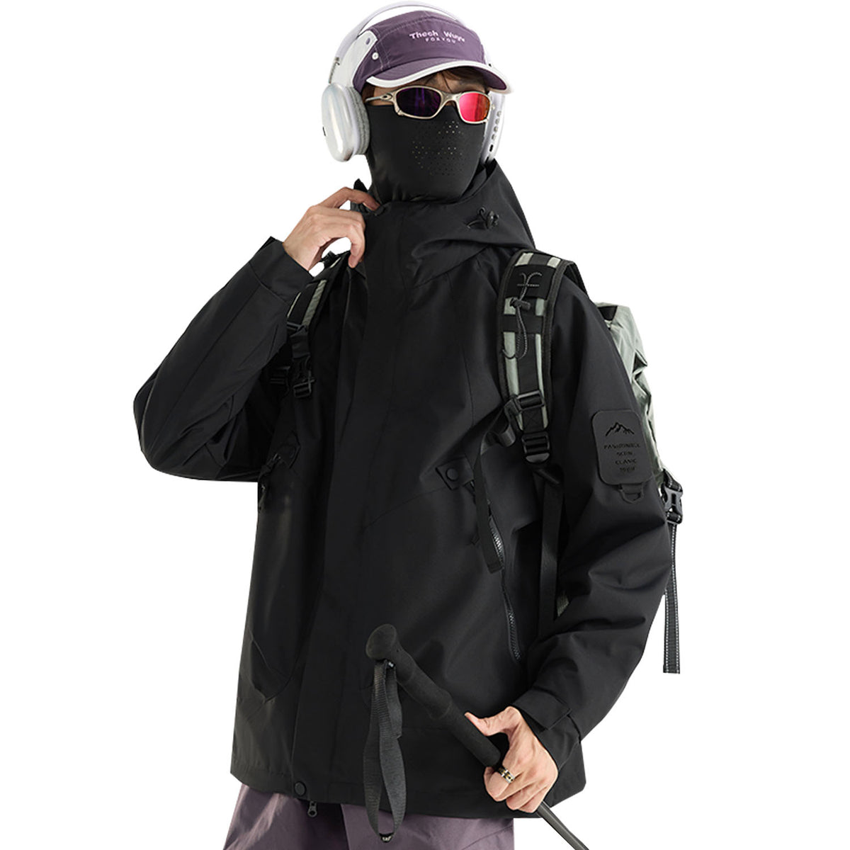 AURA-3-in-1 Men’s Waterproof Winter Jacket Hooded Windbreaker|Warm & Graphene-Enhanced