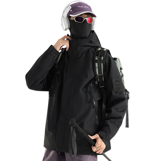 AURA-3-in-1 Men’s Waterproof Winter Jacket Hooded Windbreaker|Warm & Graphene-Enhanced