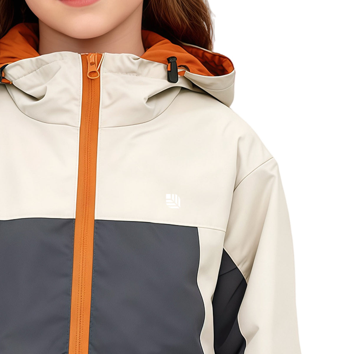 Venzina® Children's Windbreaker Lightweight Hooded Jacket Windproof Zipper Outerwear Coat