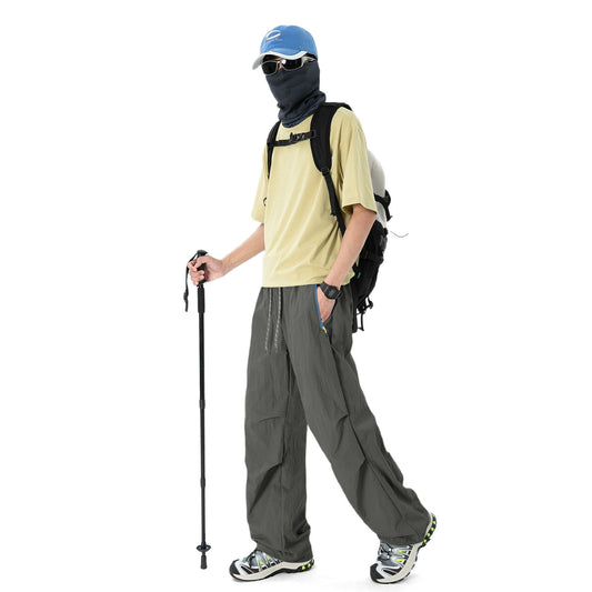 Hiking Pants Men – Outdoor Waterproof, Baggy Parachute