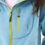 VERA-Venzina Womens Color Block Windcheater Jacket Stylish Waterproof Single Layer Womens Windbreaker Jacket and Rain Jackets