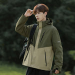 VERA-Men’s Waterproof Jacket Hooded Windbreaker for Outdoor Adventures