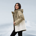 VERA-Venzina Women’s Waterproof Windcheater Jacket with Hood for Outdoor Sports