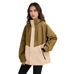 VERA-Venzina Women’s Waterproof Windcheater Jacket with Hood for Outdoor Sports