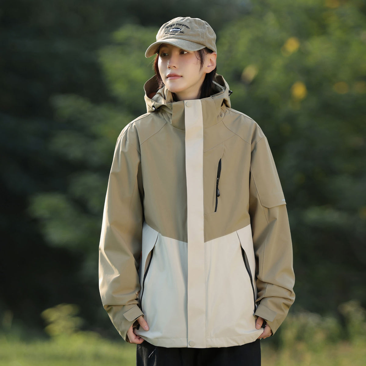 VERA-Venzina Women’s Waterproof Windcheater Jacket with Hood for Outdoor Sports