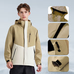 VERA-Men’s Waterproof Jacket Hooded Windbreaker for Outdoor Adventures