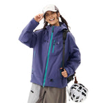 VERA-Venzina Womens Color Block Windcheater Jacket Stylish Waterproof Single Layer Womens Windbreaker Jacket and Rain Jackets