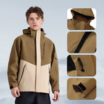 VERA-Men’s Waterproof Jacket Hooded Windbreaker for Outdoor Adventures