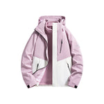 AURA-Venzina Women’s Waterproof Winter Ski Coat 3 in 1 Hooded Windbreaker Jacket for Snow Sports