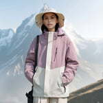 VERA-Venzina Women’s Waterproof Windcheater Jacket with Hood for Outdoor Sports
