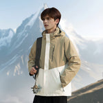 VERA-Men’s Waterproof Jacket Hooded Windbreaker for Outdoor Adventures