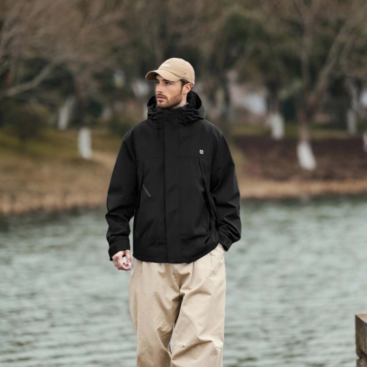 LUMINA-Venzina men’s waterproof breathable windbreaker