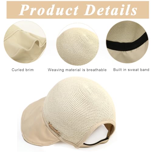 Women's Straw Hat for UPF50+
