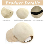 Women's Straw Hat for UPF50+