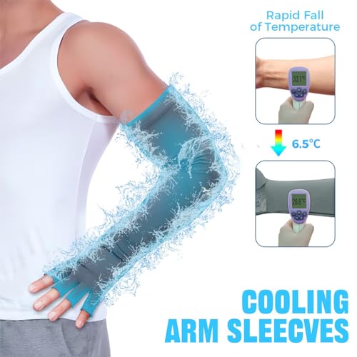 Unisex Cooling Sun Protection Arm Sleeves