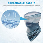 Men's Sun Protection Arm Sleeves&Neck Gaiter Face Mask