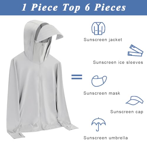 Venzina® Men's Sun Protection Jacket UPF50+