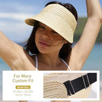 Women's Straw Sun Hats UPF 50+