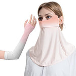 Women's Cooling Face Mask & Arm Sleeves Set