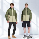 VERA-Men’s Waterproof Jacket Hooded Windbreaker for Outdoor Adventures