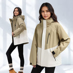 VERA-Venzina Women’s Waterproof Windcheater Jacket with Hood for Outdoor Sports