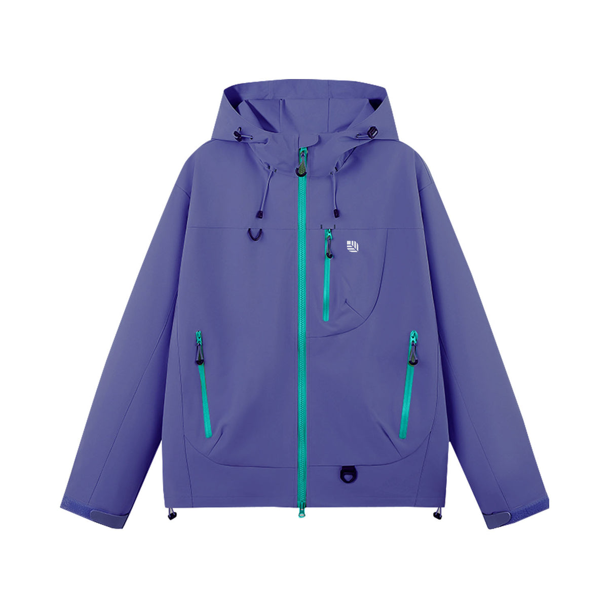 VERA-Venzina Womens Color Block Windcheater Jacket Stylish Waterproof Single Layer Womens Windbreaker Jacket and Rain Jackets