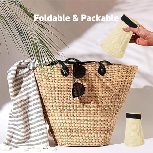 Women's Straw Sun Hats UPF 50+