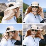 Unisex's Full Coverage Sun Protection Fishing Hat UPF50+