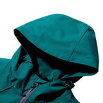 VERA-Venzina Mens Color Block Windcheater Jacket for Bikers Waterproof Single Layer Mens Waterproof Jacket with Hood