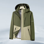 VERA-Men’s Waterproof Jacket Hooded Windbreaker for Outdoor Adventures