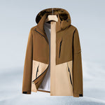 VERA-Men’s Waterproof Jacket Hooded Windbreaker for Outdoor Adventures