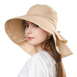 Women's Wide Brim Hat UV Protection(Khaki)