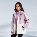 VERA-Venzina Women’s Waterproof Windcheater Jacket with Hood for Outdoor Sports