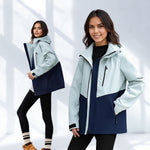 VERA-Venzina Women’s Waterproof Windcheater Jacket with Hood for Outdoor Sports