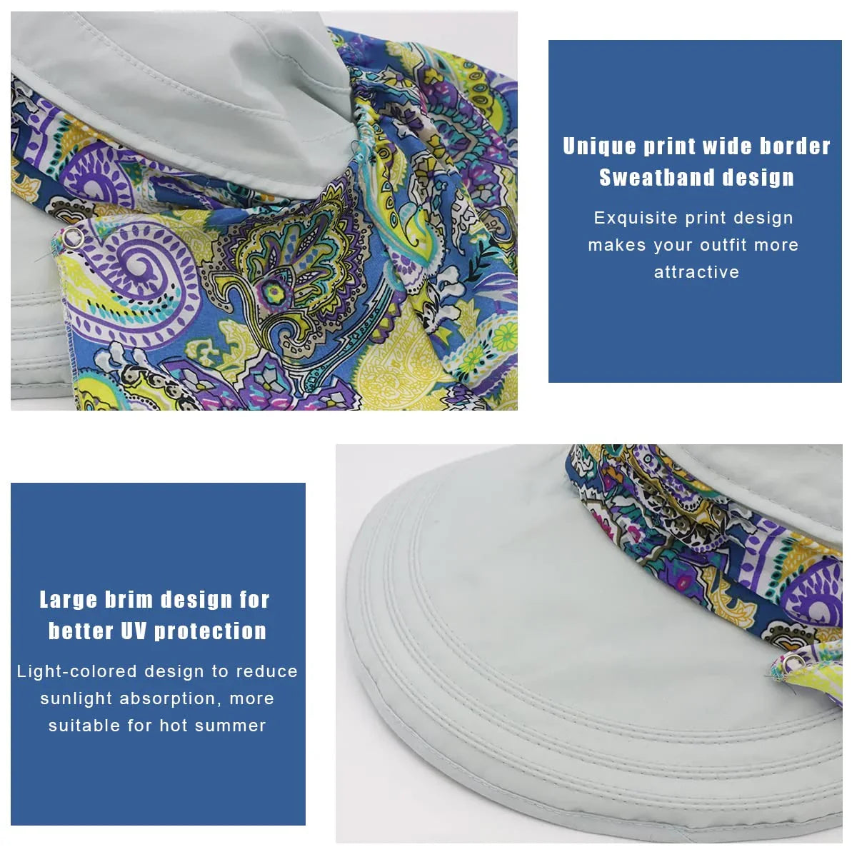 Women's Wide Brim Hat UPF 50+