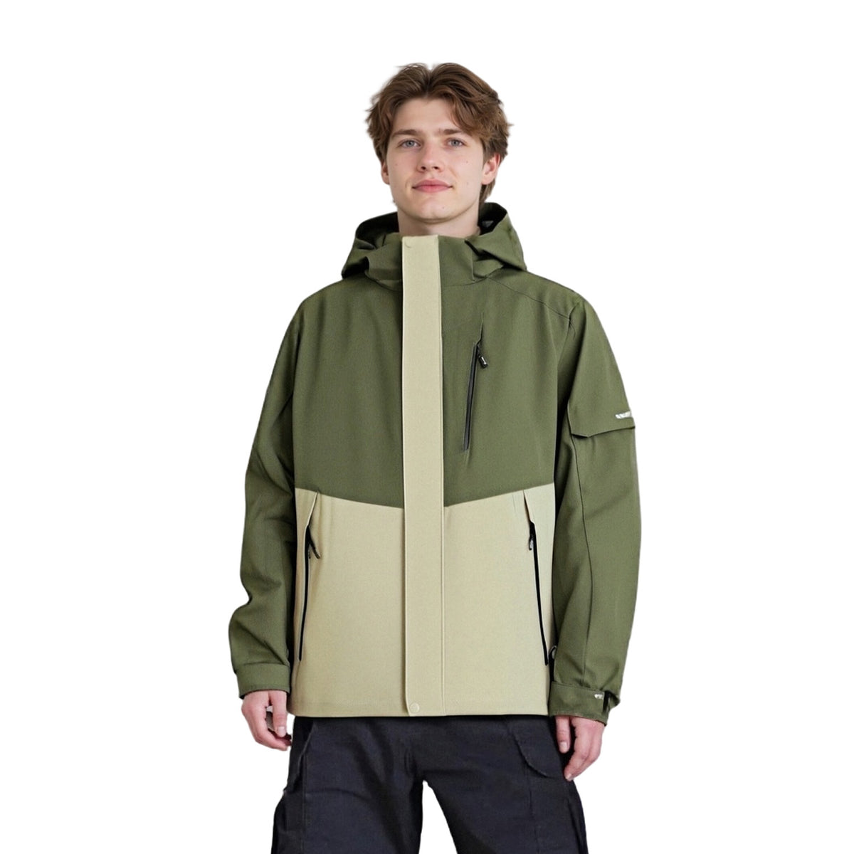 VERA-Men’s Waterproof Jacket Hooded Windbreaker for Outdoor Adventures