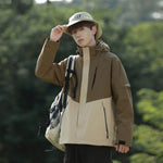 VERA-Men’s Waterproof Jacket Hooded Windbreaker for Outdoor Adventures