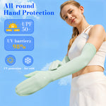 SolarBreeze Line - Women's Sun Protection Arm Sleeves with Golves UPF50+